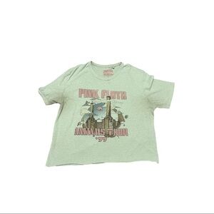 Pink Floyd Crop Top Tee Size Medium
